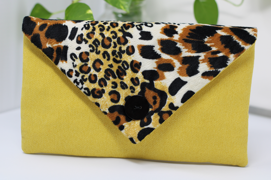 Ti Guie - Yellow/Leopard Print